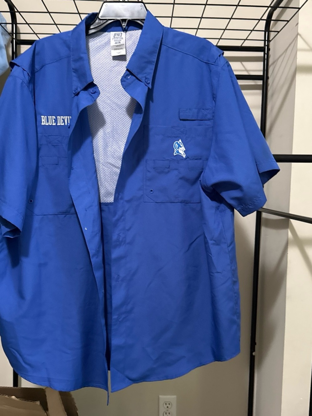 Pro Edge Mesh Work Shirt - Blue